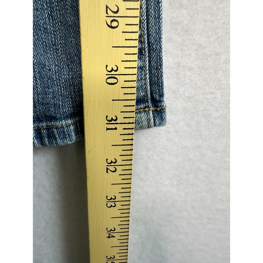 Guess Jeans Blue Red Tag Stretch Straight Leg Womens Size 27 MW2607 - Picture 4 of 9